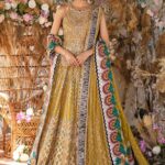 Zarina Embellished Mustard Maxi Dress