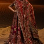 Maroon Zardozi Lehenga Choli Ensemble