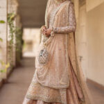 Salmon Noor Zardozi Couture