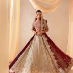 Imperial Gold & Crimson Heritage Bridal Lehenga
