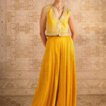 Imperial Maroon Katan Silk Coat & Palazzo Ensemble