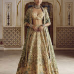 Starlight Sage Crystallized Bridal Lehenga