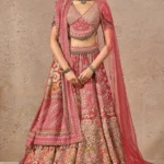 Crimson Heritage Embroidered Lehenga Choli