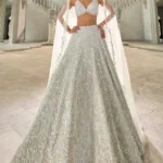 Starlight Silver Crystallized Lehenga Set