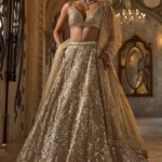 Regal Ivory Hand-Embellished Peshwas Ensemble
