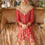 Crimson Imperial Hand-Embellished Maxi