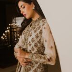 Ivory Gold Embellished Jacket with Silk Palazzo